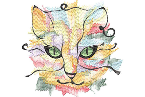 Abstract Cat Portrait Review