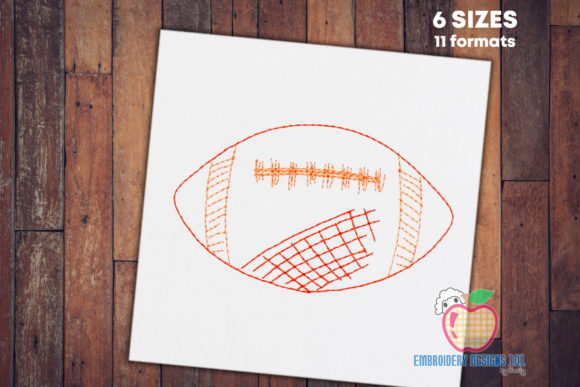 American Football Bean Stitch