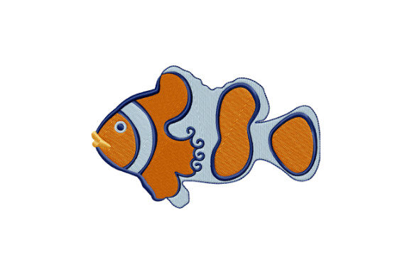 Stylized Clown Fish
